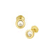 Chopard Happy Diamonds Icons 18ct Yellow Gold 0.10ct Diamond Stud Earrings