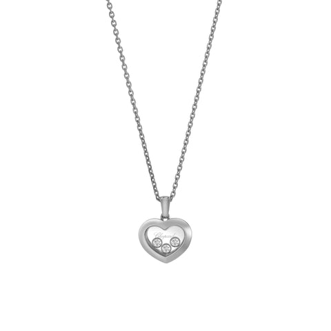 Chopard Happy Diamonds Icons 18ct White Gold 0.15ct Diamond Pendant