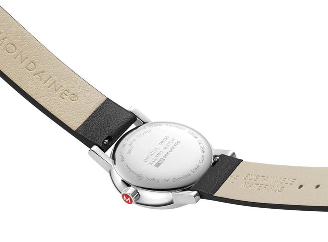 Mondaine Evo2 30mm Grape Leather Watch