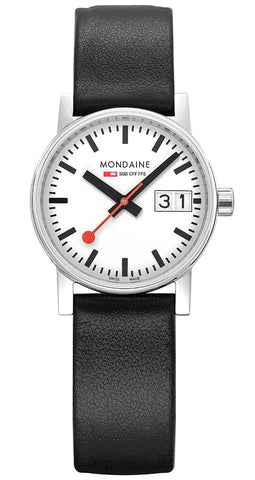 Mondaine Evo2 30mm Grape Leather Watch