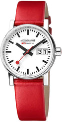 Mondaine Watch Evo2 30mm Grape Leather MSE.30210.LCV