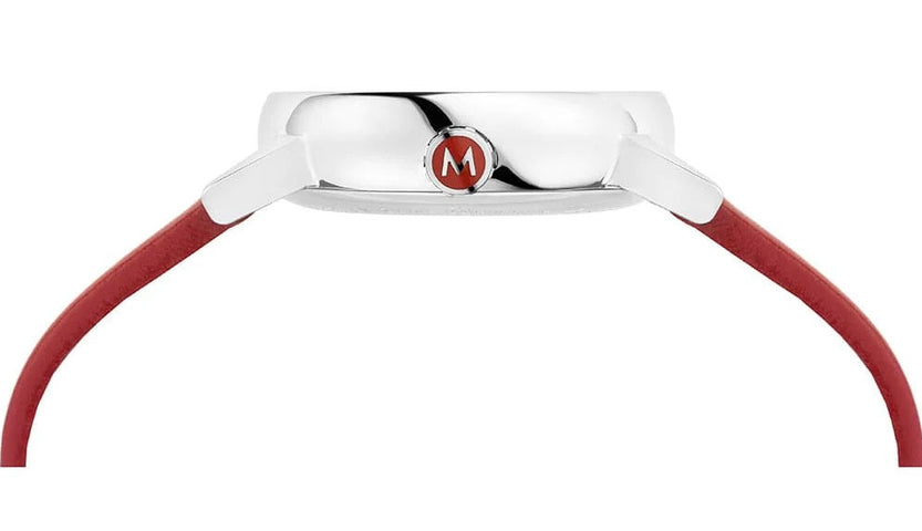 Mondaine Evo2 30mm Grape Leather Watch