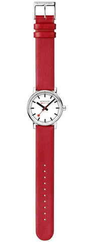 Mondaine Evo2 35 mm Grape Leather Watch