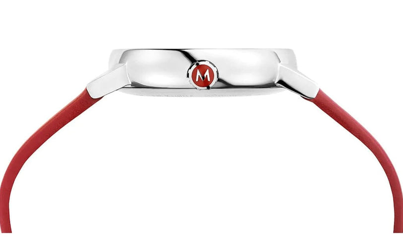 Mondaine Evo2 35 mm Grape Leather Watch