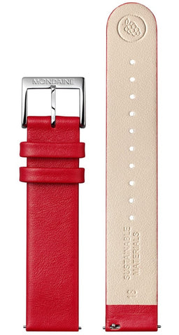 Mondaine Evo2 35 mm Grape Leather Watch