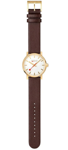 Mondaine Evo2 40mm Grape Leather Watch