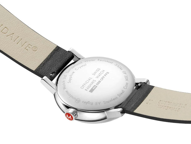 Mondaine Evo2 40mm Grape Leather Watch