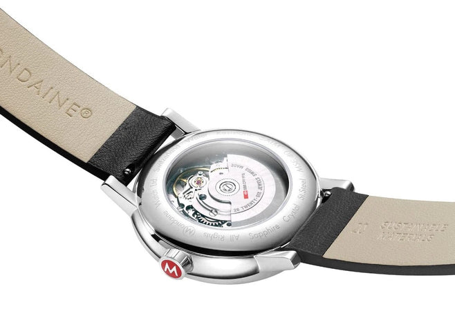 Mondaine Evo2 Big Auto 40mm Grape Leather Watch