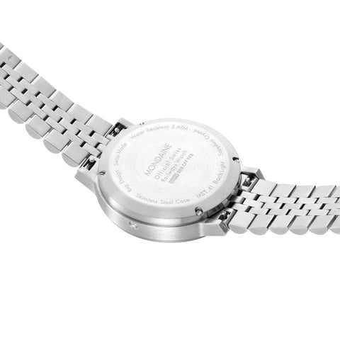 Mondaine SBB Stop2Go BackLight White Watch