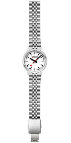 Mondaine SBB Stop2Go BackLight White Watch
