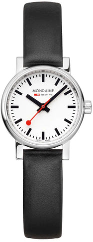 Mondaine Evo2 Black Vegan Grape Leather Watch