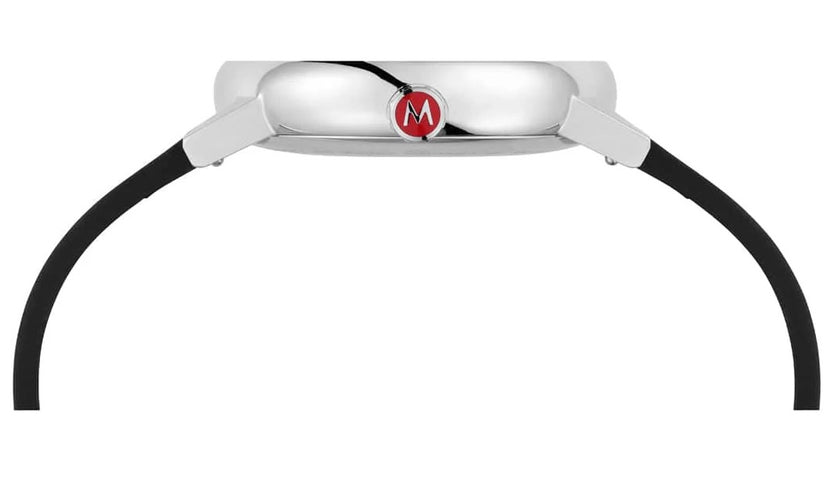 Mondaine Evo2 40mm Black Vegan Grape Leather Watch