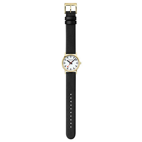 Mondaine Classic White Ladies Watch