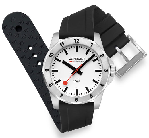 Mondaine Numeri White Watch