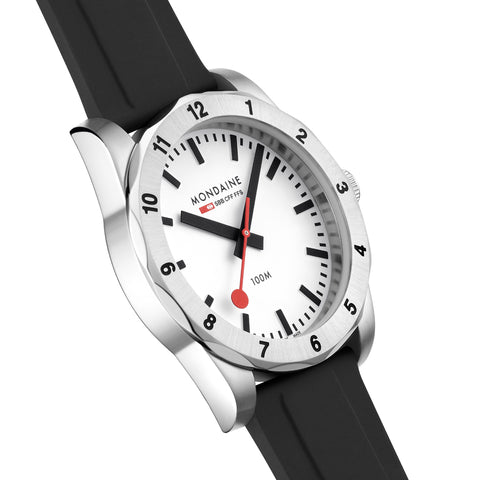 Mondaine Numeri White Watch