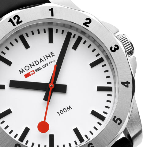Mondaine Numeri White Watch