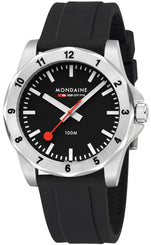 Mondaine Watch Numeri Black MSN.42120.RB