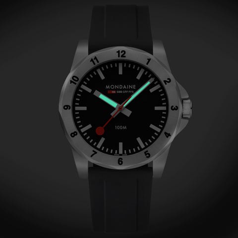 Mondaine Numeri Black Watch