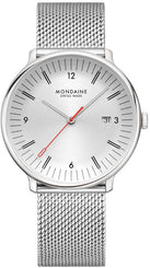 Mondaine Doppio 41mm Mens Watch MLE.41210.SM