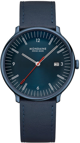 Mondaine Doppio 41mm Mens Watch MLE.41240.LDV