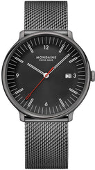 Mondaine Doppio 41mm Mens Watch MLE.41220.SM