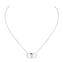 Messika So Move 18ct White Gold 0.12ct Diamond Necklace Ex-Display