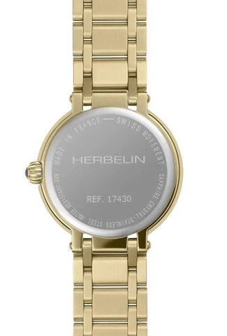 Herbelin Galet Yellow Gold PVD Watch