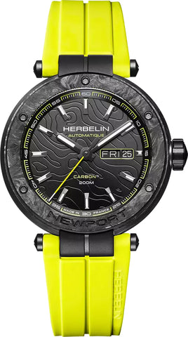 Herbelin Watch Newport Carbon Titanium 1788CTN14CY