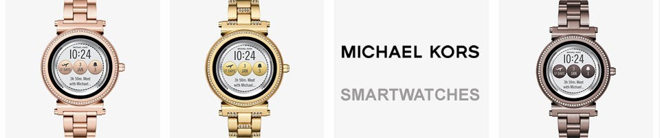 Michael Kors Smartwatches banner