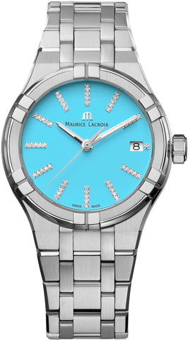 Maurice Lacroix Watch Aikon Quartz 35mm Deep Sky Blue AI1106-SS002-450-1