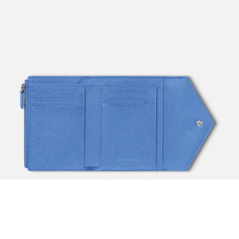Montblanc Sartorial Trio Wallet 6cc Dusty Blue