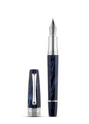 Montegrappa Extra Otto Fountain Pen Dark Blue Medium