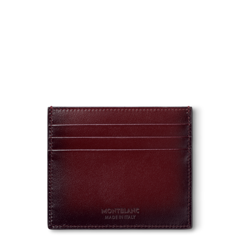 Montblanc Meisterstuck Card Holder 6cc Sfumato Burgundy D