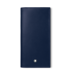 Montblanc Meisterstuck Long Wallet 15cc Ink Blue 131696