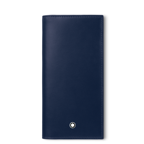 Montblanc Meisterstuck Long Wallet 15cc Ink Blue 131696