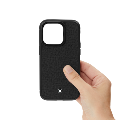 Montblanc Sartorial Hard Phone Case for Apple iPhone 15 Pro Black