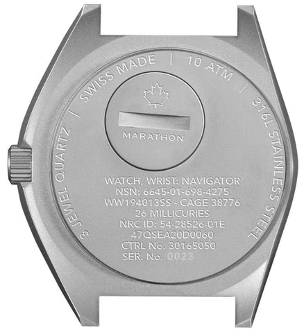 Marathon Steel Navigator Ballistic Nylon Watch