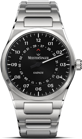MeisterSinger Watch Kaenos Open Date Black