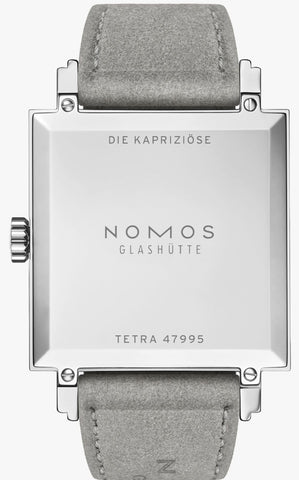 Nomos Glashutte Tetra Nude Steel Back Watch