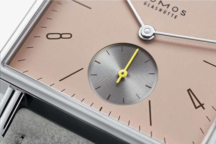 Nomos Glashutte Tetra Nude Sapphire Crystal Watch