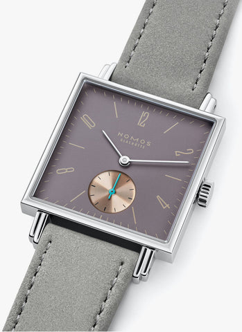 Nomos Glashutte Tetra Aubergine Sapphire Crystal Watch