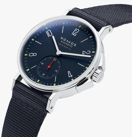 Nomos Glashutte Ahoi Neomatik Atlantic Steel Back Watch