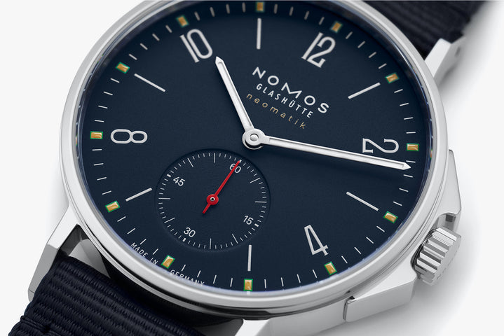 Nomos Glashutte Ahoi Neomatik Atlantic Steel Back Watch