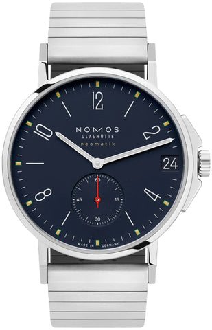 Nomos Glashutte Ahoi Neomatik 38 Date Atlantic Steel Back Watch 518 SPORT BRACELET
