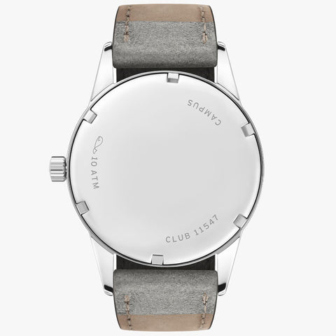 Nomos Glashutte Club Campus 38 Electric Green Steel Back Watch