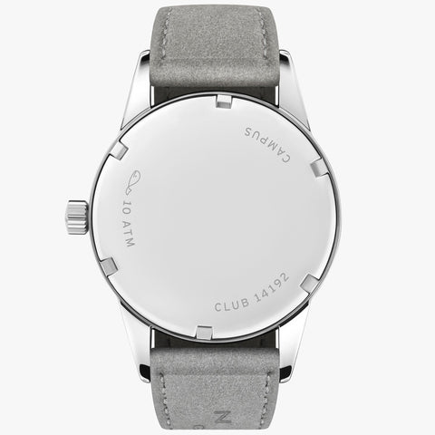 Nomos Glashutte Club Campus Endless Blue Steel Back Watch