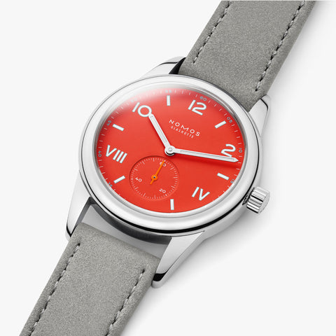 Nomos Glashutte Club Campus Nonstop Red Sapphire Crystal Watch