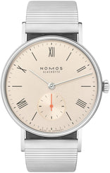 Nomos Glashutte Ludwig 33 Champagne Steel Back Watch 247 BRACELET