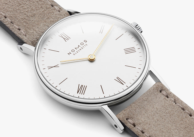 Nomos Glashutte Ludwig 33 Duo Sapphire Crystal Watch
