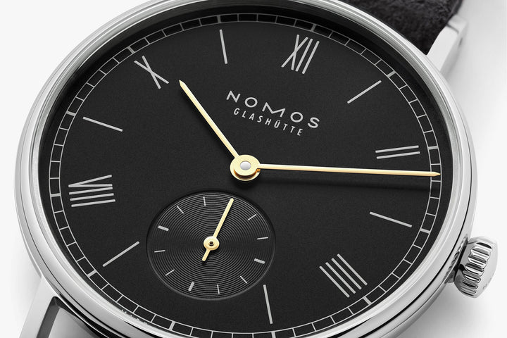 Nomos Glashutte Ludwig 33 Noir Sapphire Crystal Watch